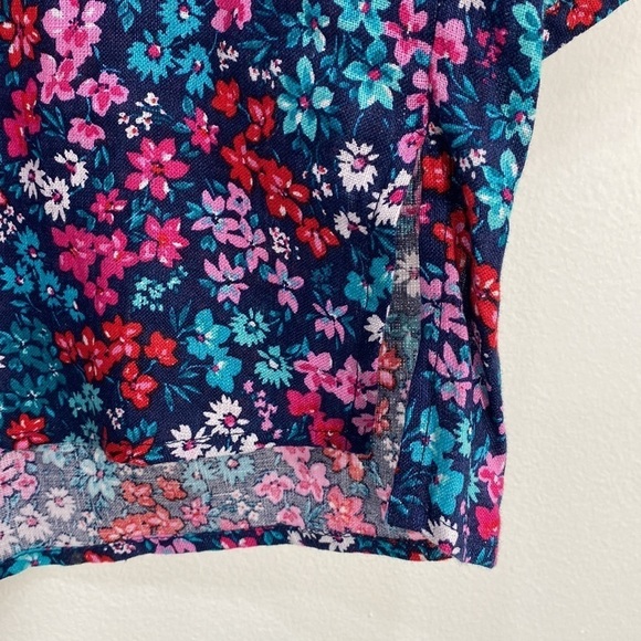 Linen Charter Club Luxury Cottahecore Line Blouse Women's Large Floral - Picture 9 of 12